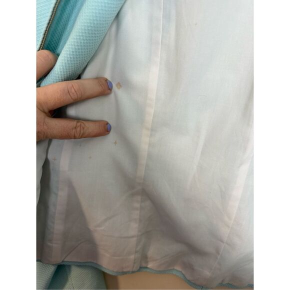 J Crew Full Zip Blazer Jacket Blue Size 6 - Picture 4 of 4